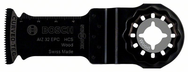 BOSCH MULTI TOOL PLUNGE CUTTING BLADE WOOD CURVED-TEC 32 X 50 MM